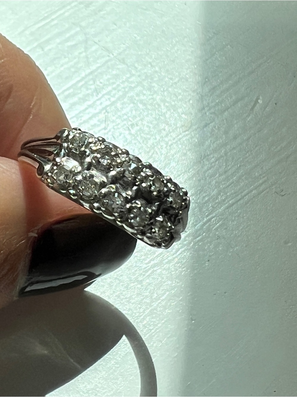 14k Vintage Diamond Ring - Picture 7 of 8